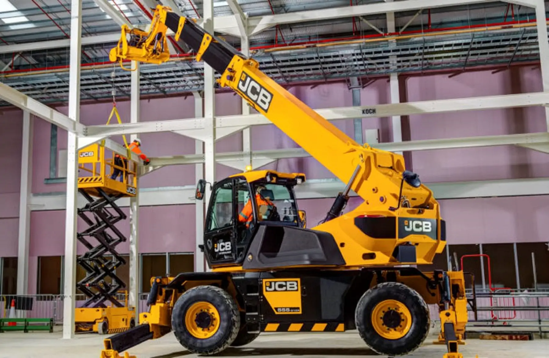 Telescopic boom handler Training